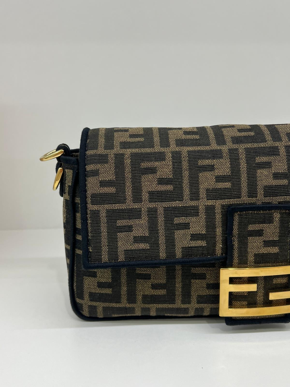 Fendi Baguette Monogram FF GHW