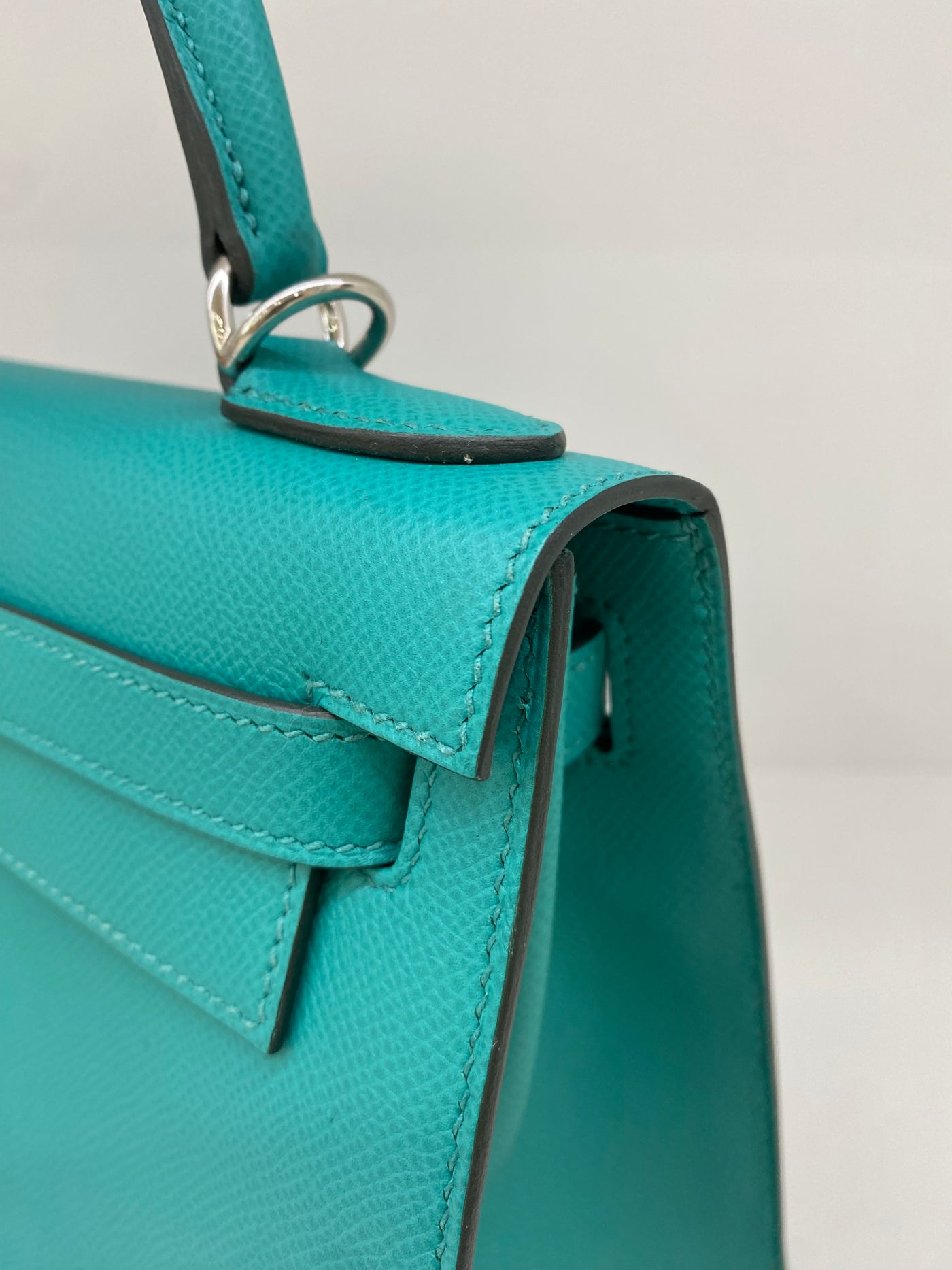 Hermes Kelly Sellier 28 Vert Vertigo D Stamp