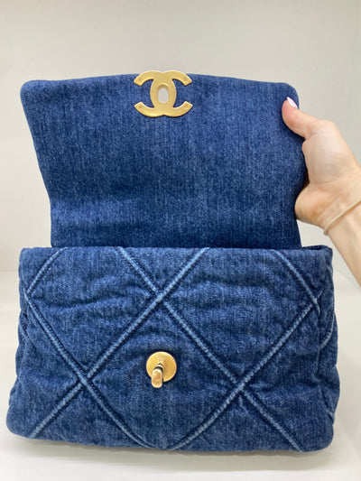 Chanel 19 Bag Small Denim