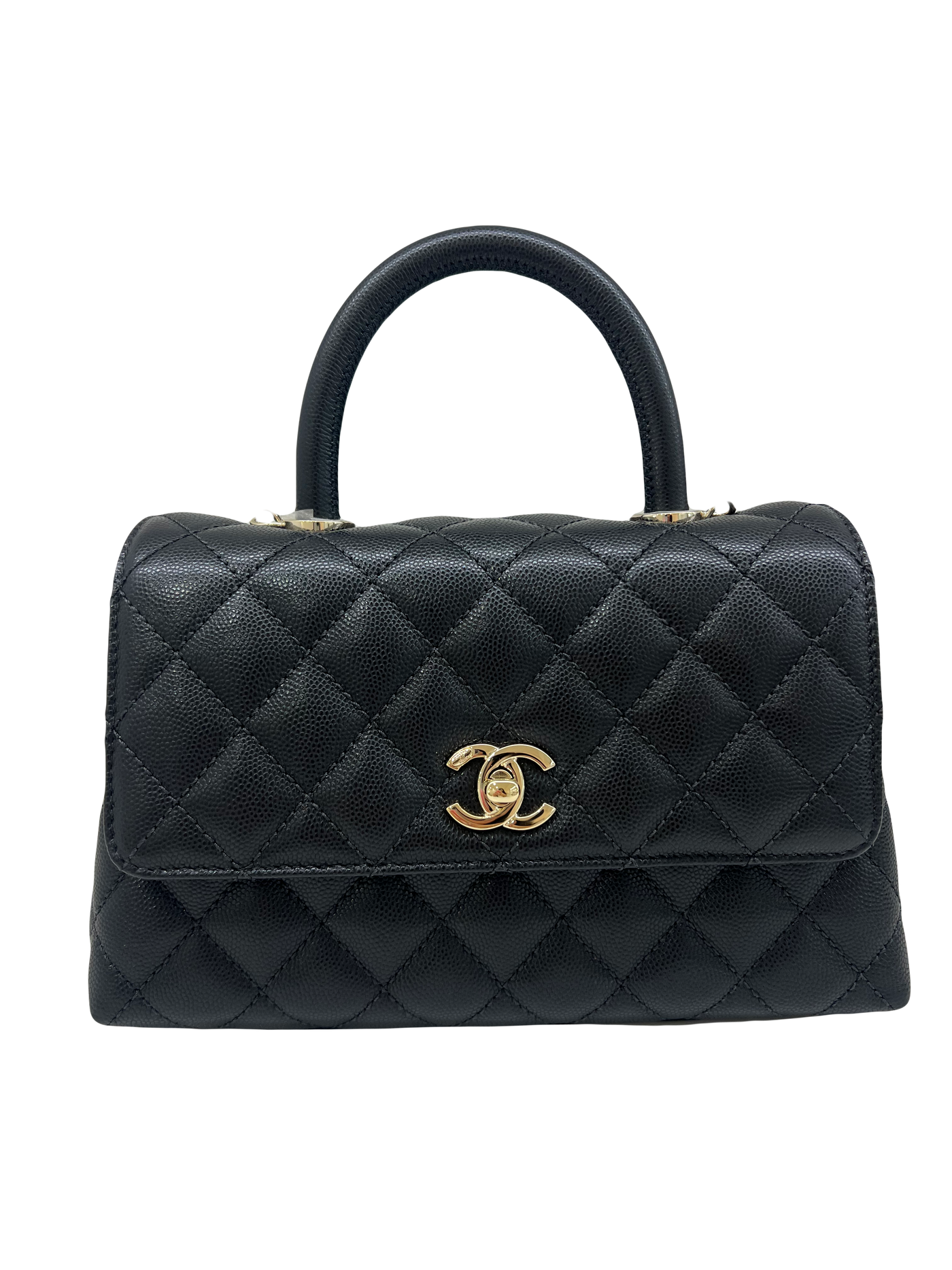 Chanel Coco Handle Small Black (microchipped)