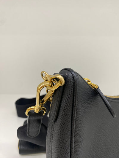 Prada Leather Re Edition Black GHW