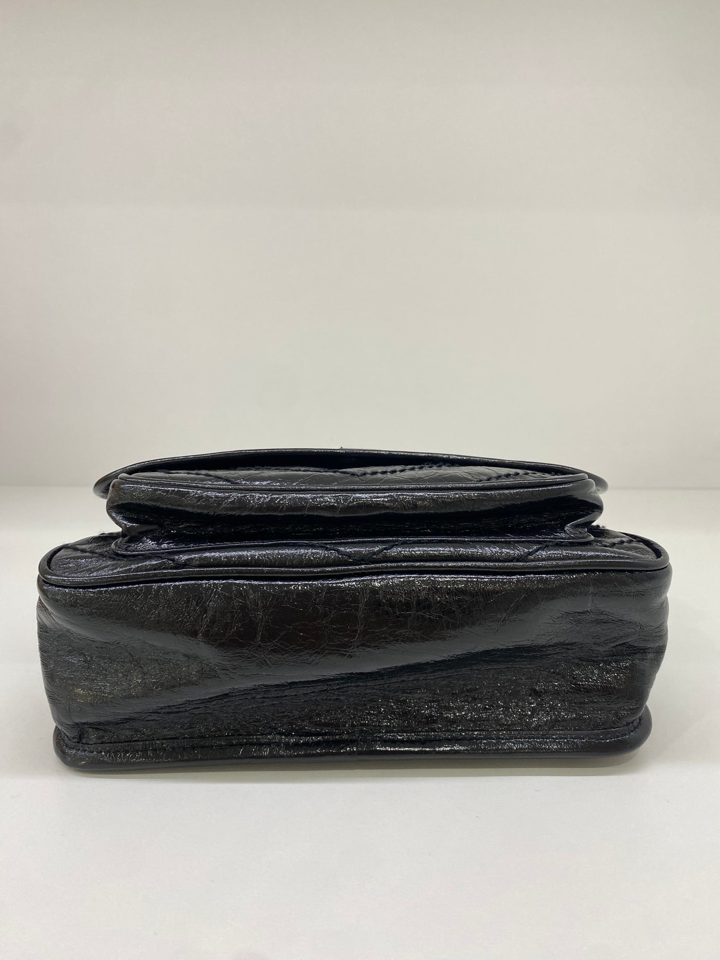 YSL Patent Niki Bag Glossed Black BHW