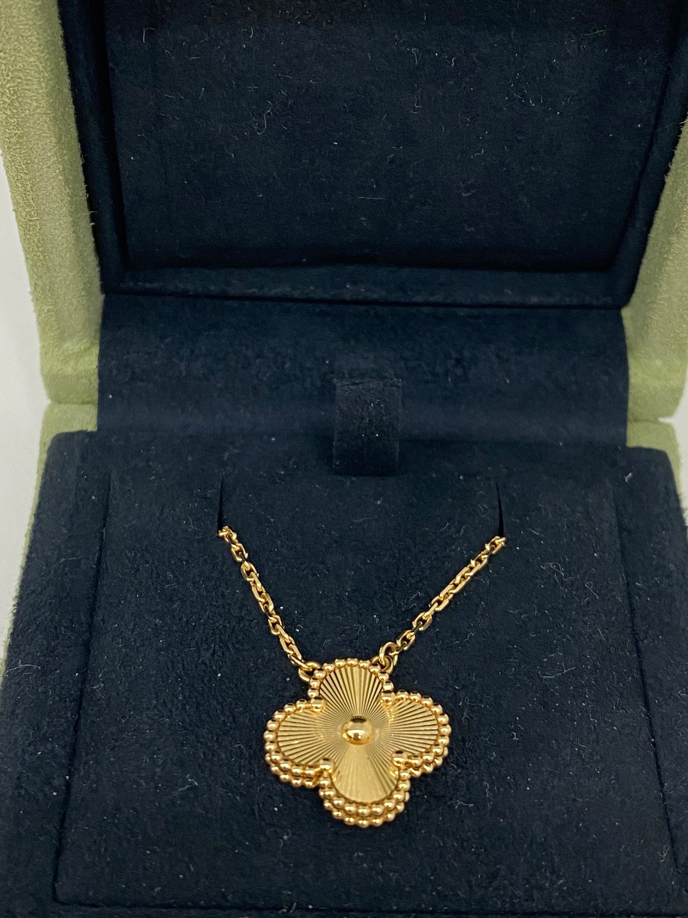 Van Cleef Alhambra Pendant Necklace YG