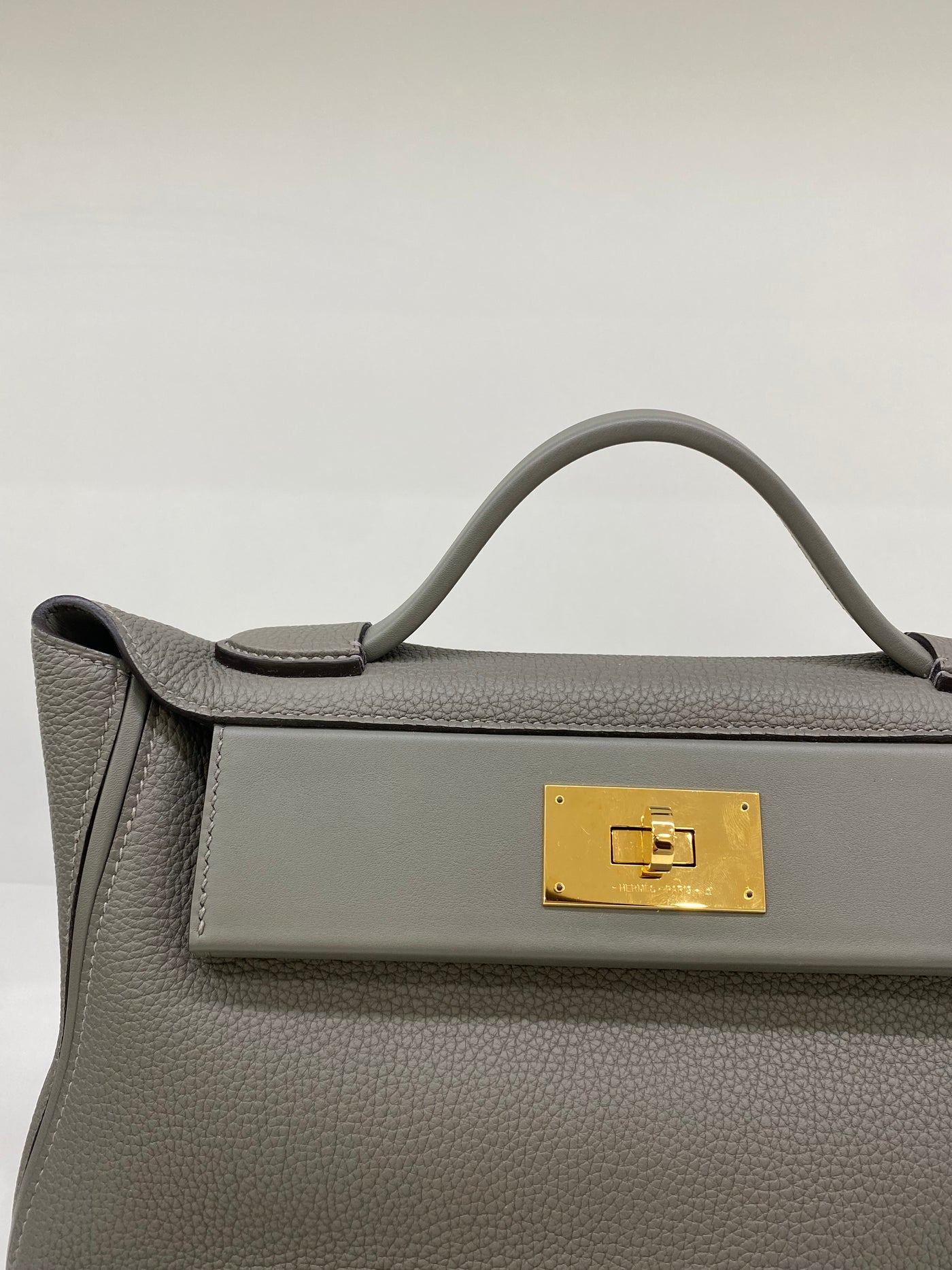 Hermes Kelly 24/24 Gris Meyer PHW