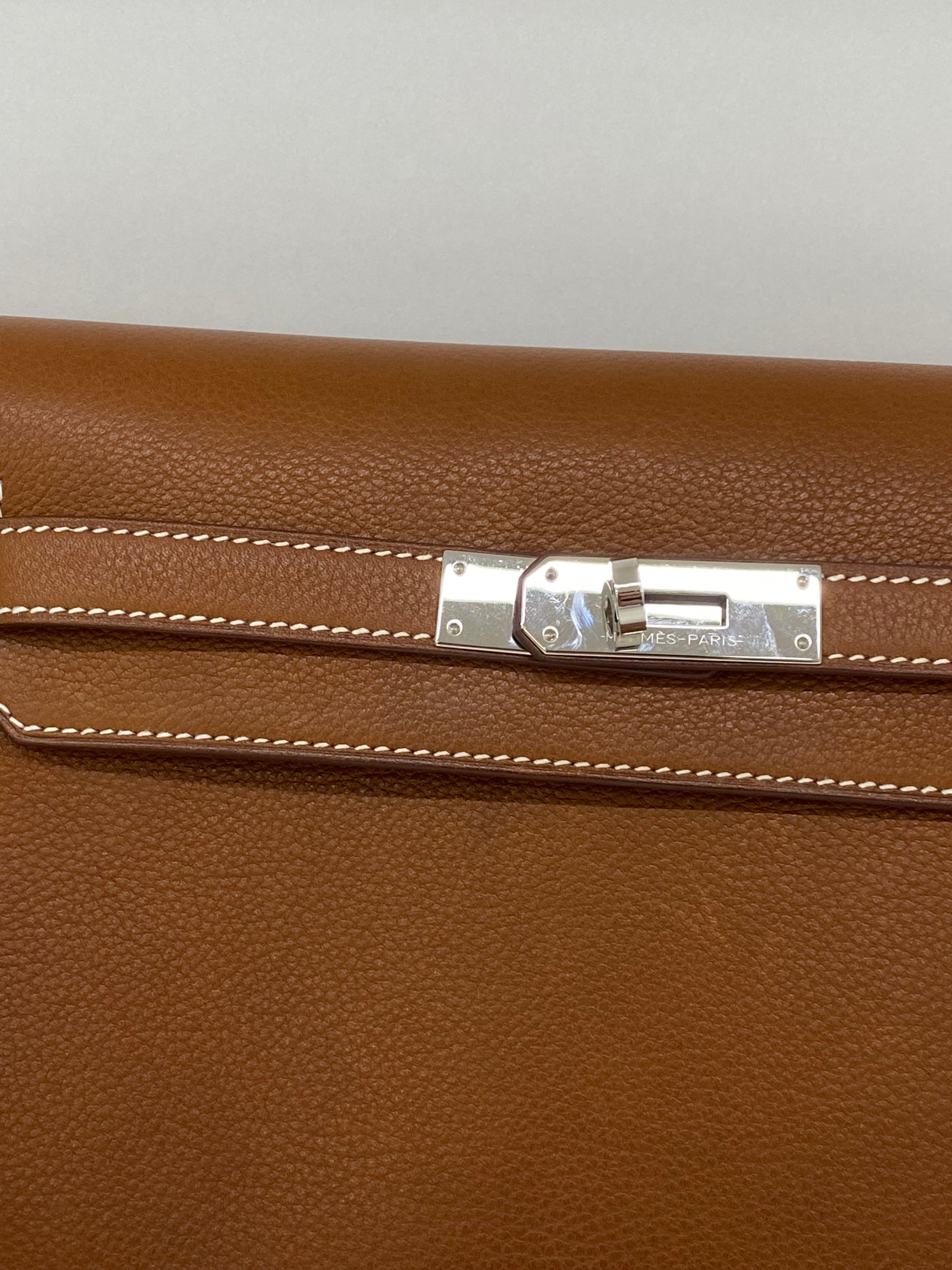 Hermes Kelly Depeches 25 Fauve PHW