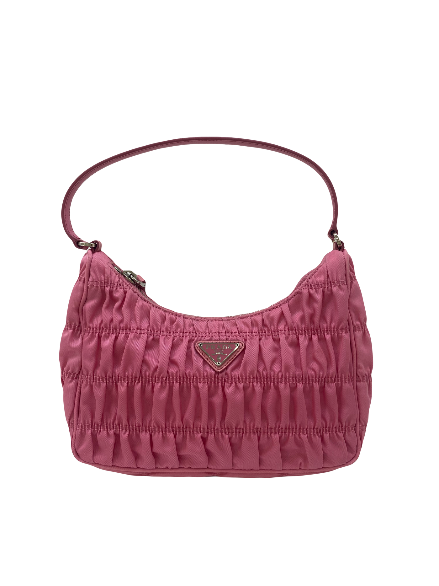 Prada Re-edition 2005 Ruched Pink