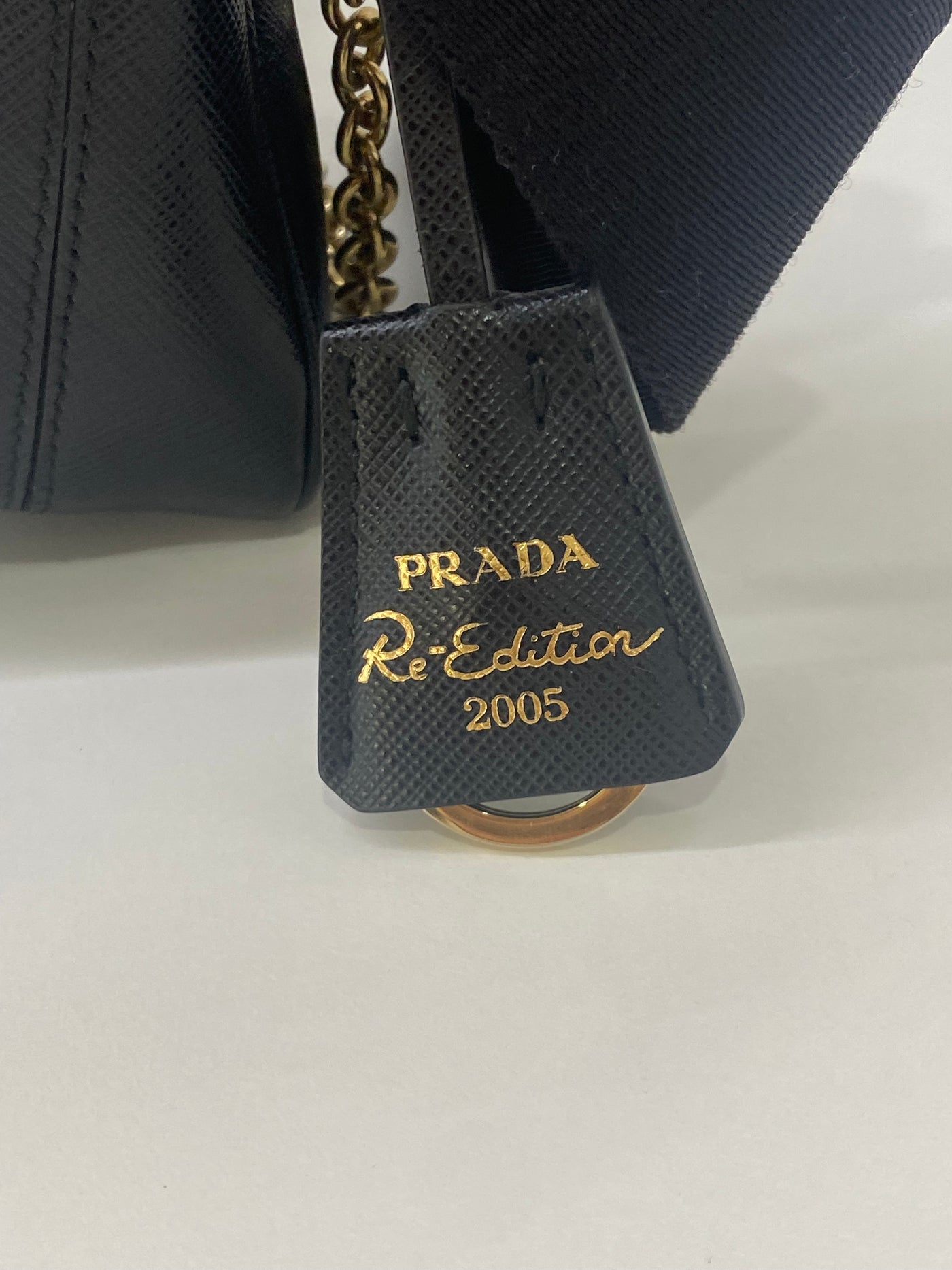 Prada Re Edition Bag Black Leather GHW