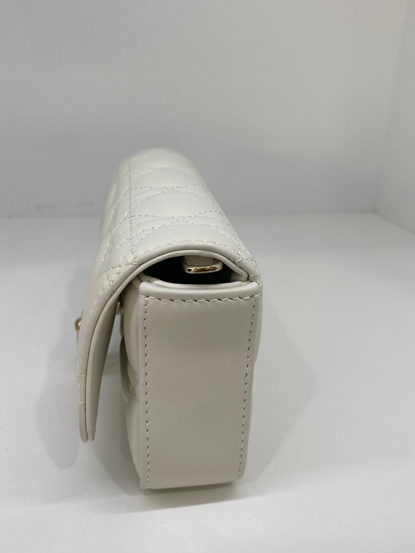 Dior Mini Bag White with Chain