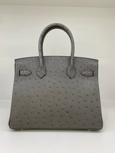 Hermes Birkin 30 Ostrich GHW