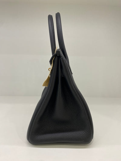 Hermes Birkin 30 Black RGHW