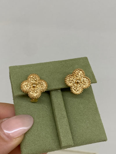 Van Cleef Vintage Alhambra Gold Earrings