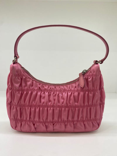 Prada Re-edition 2005 Ruched Pink