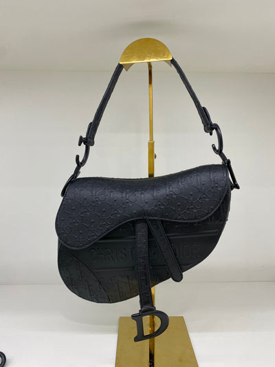 Christian Dior Saddle Leather Oblique