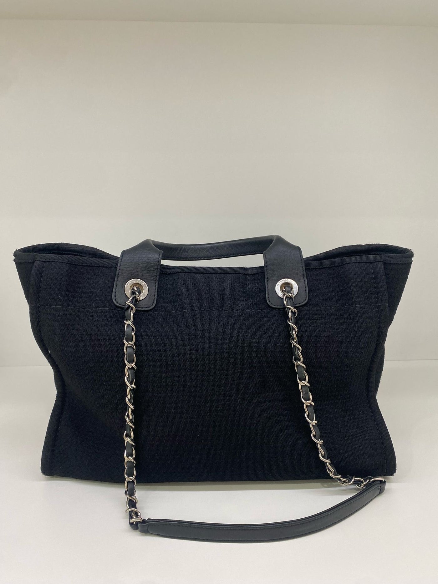 Chanel Black Deauville Small SHW