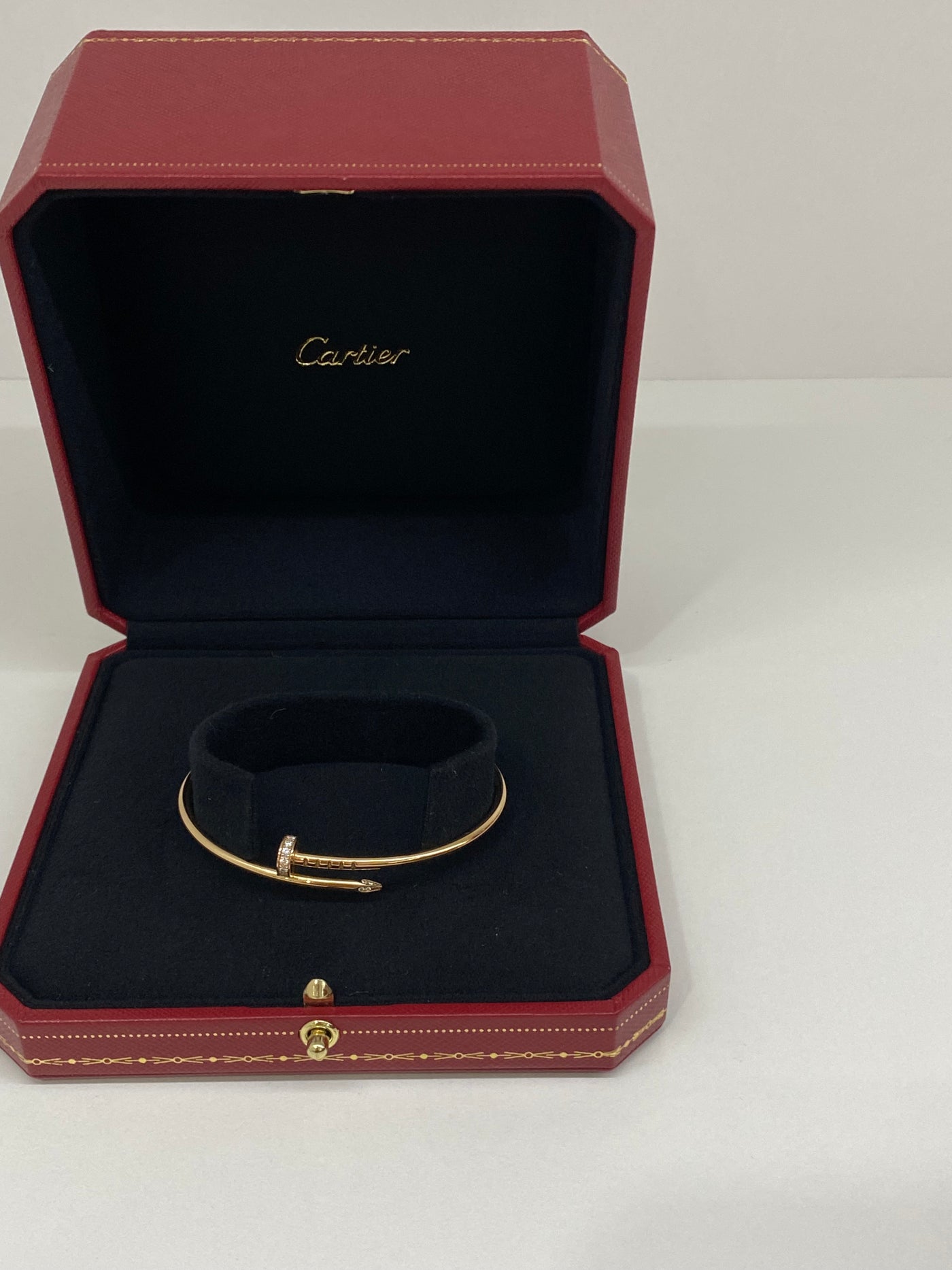 Cartier Juste Un Clou Rose Gold Small Diamonds - size 17