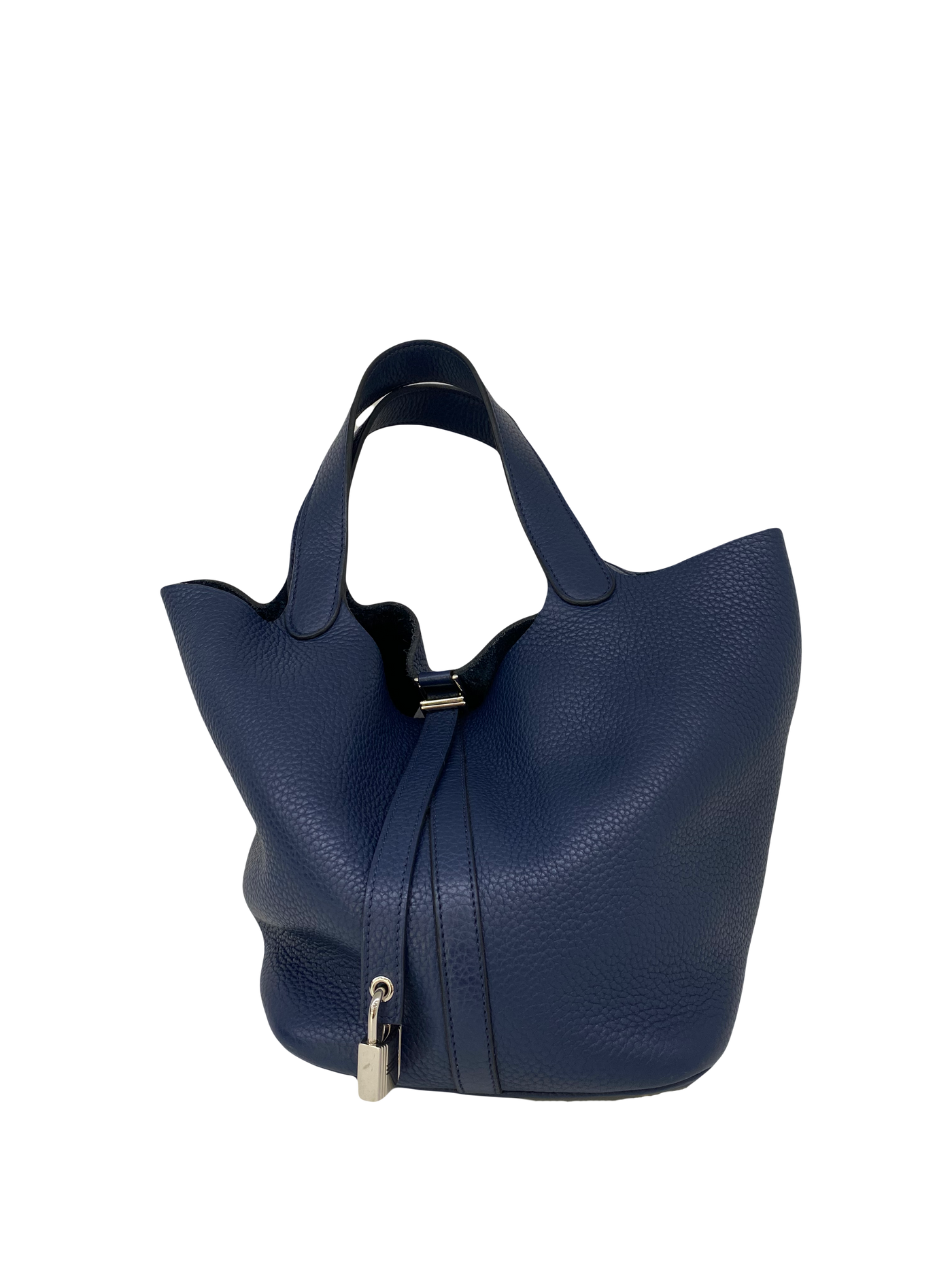 Hermes Picotin 22 Navy PHW