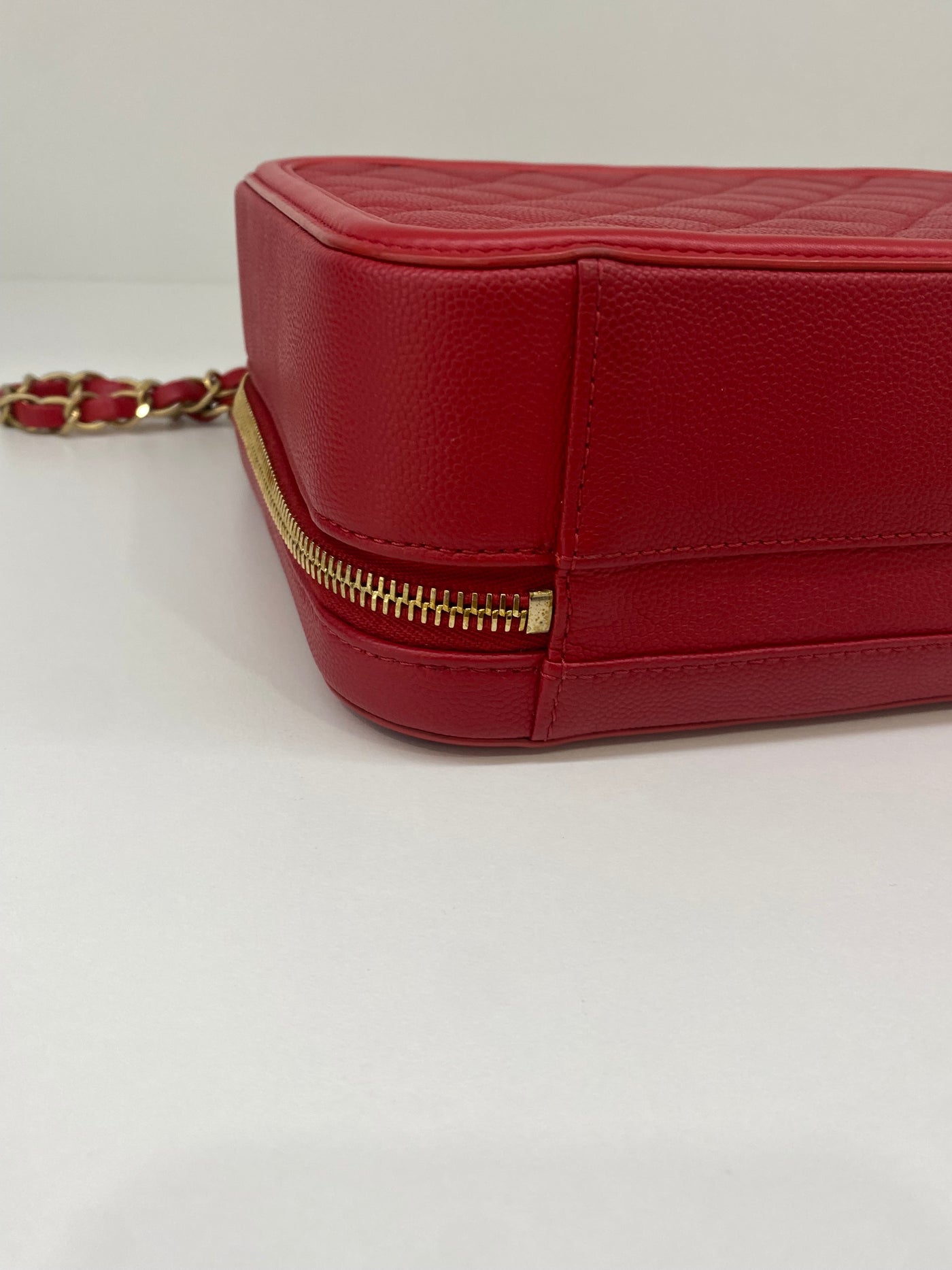 Chanel Red Vanity Bag