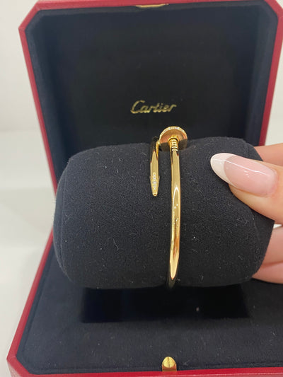 Cartier Juste Un Clou Yellow Gold with Diamonds Size 18