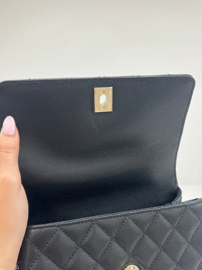 Chanel Coco Handle Small Black (microchipped)