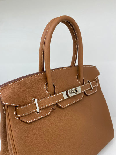 Hermes Birkin 30 Gold PHW