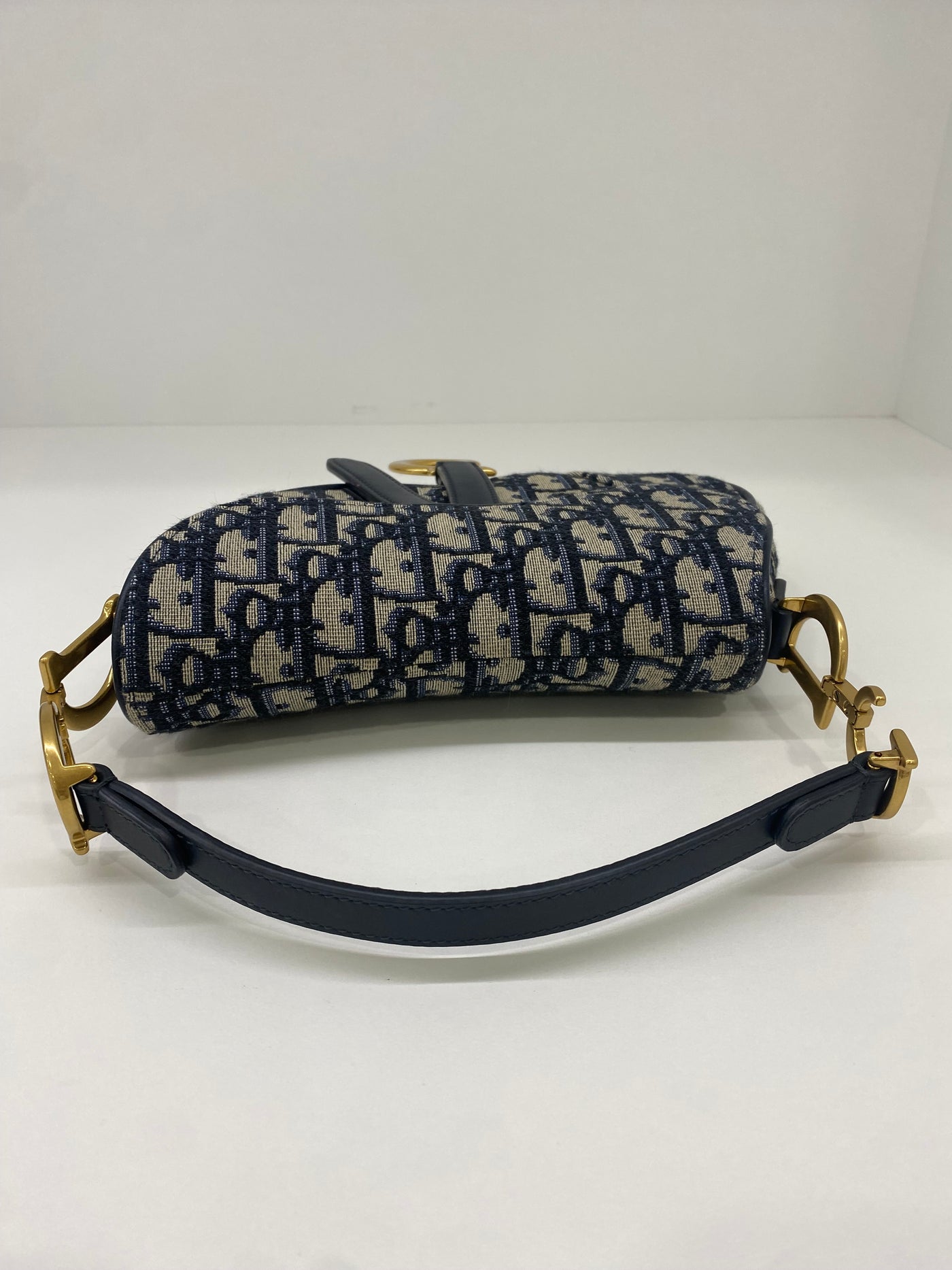 Christian Dior Mini Saddle Bag Oblique