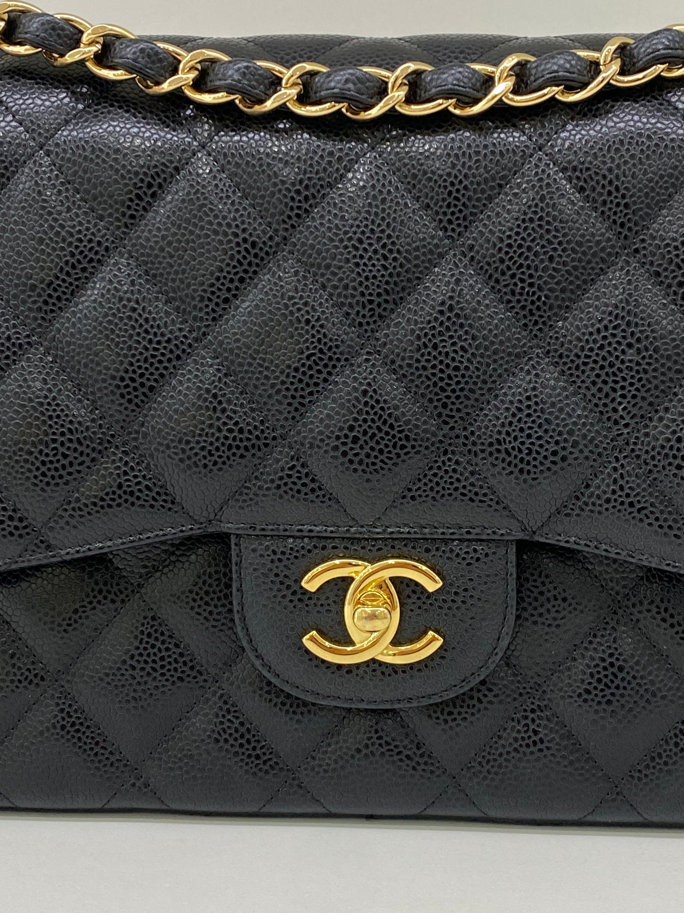 Chanel Classic Flap Jumbo Black Caviar GHW