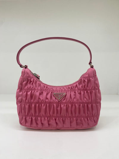 Prada Re-edition 2005 Ruched Pink