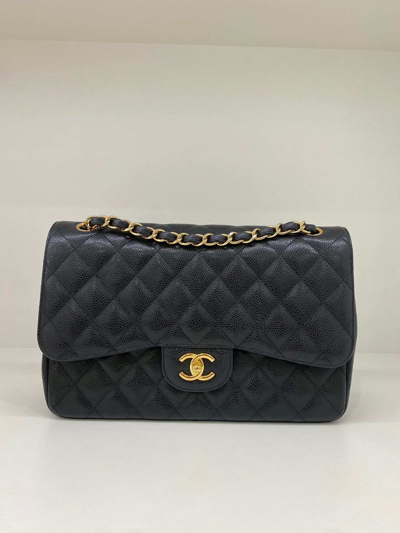 Chanel Classic Flap Jumbo Black Caviar GHW