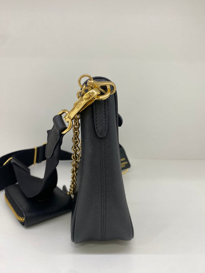 Prada Leather Re Edition Black GHW