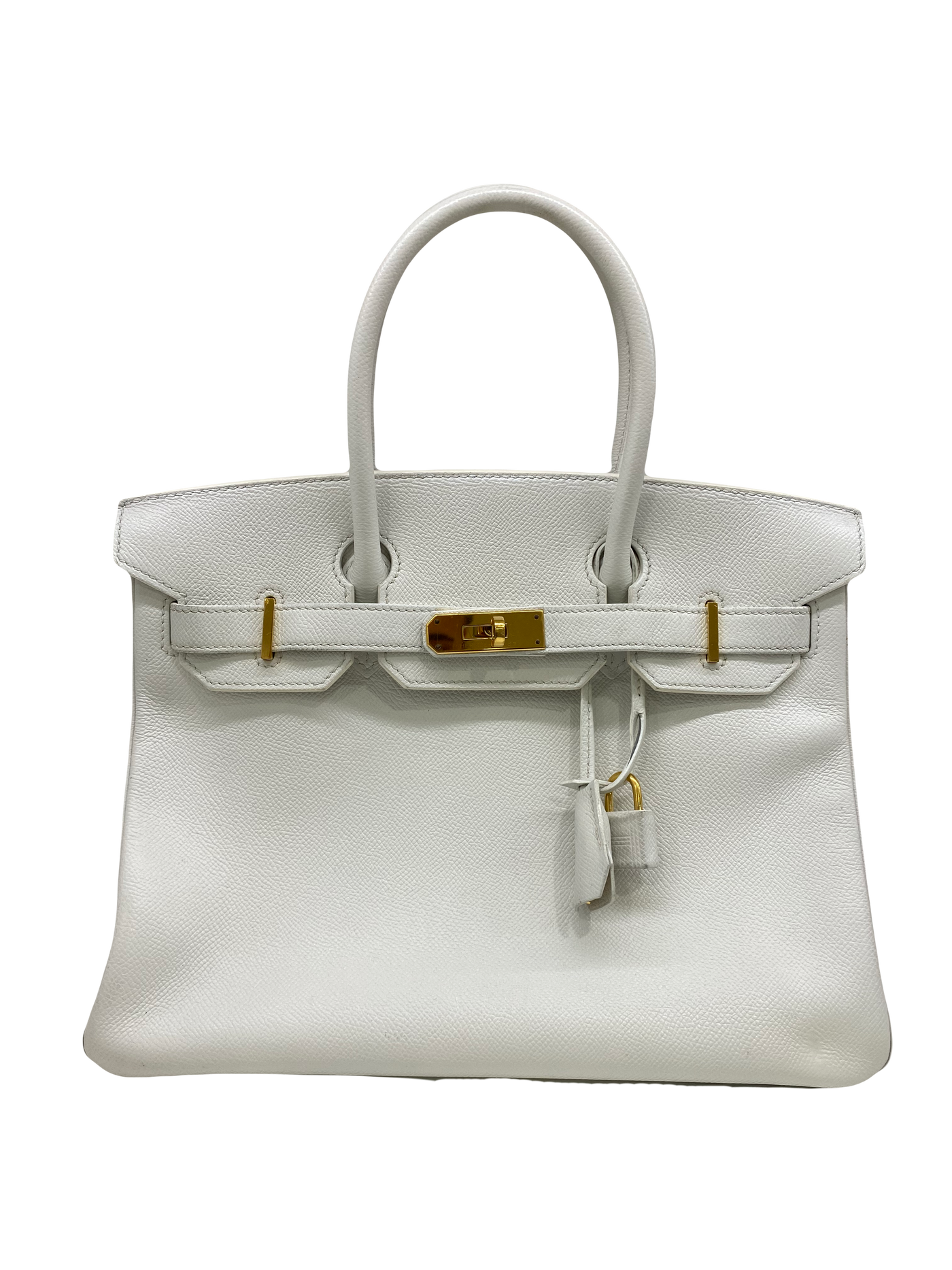 Hermes Birkin 30 White Epsom GHW