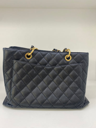 Chanel GST Tote Black Caviar GHW