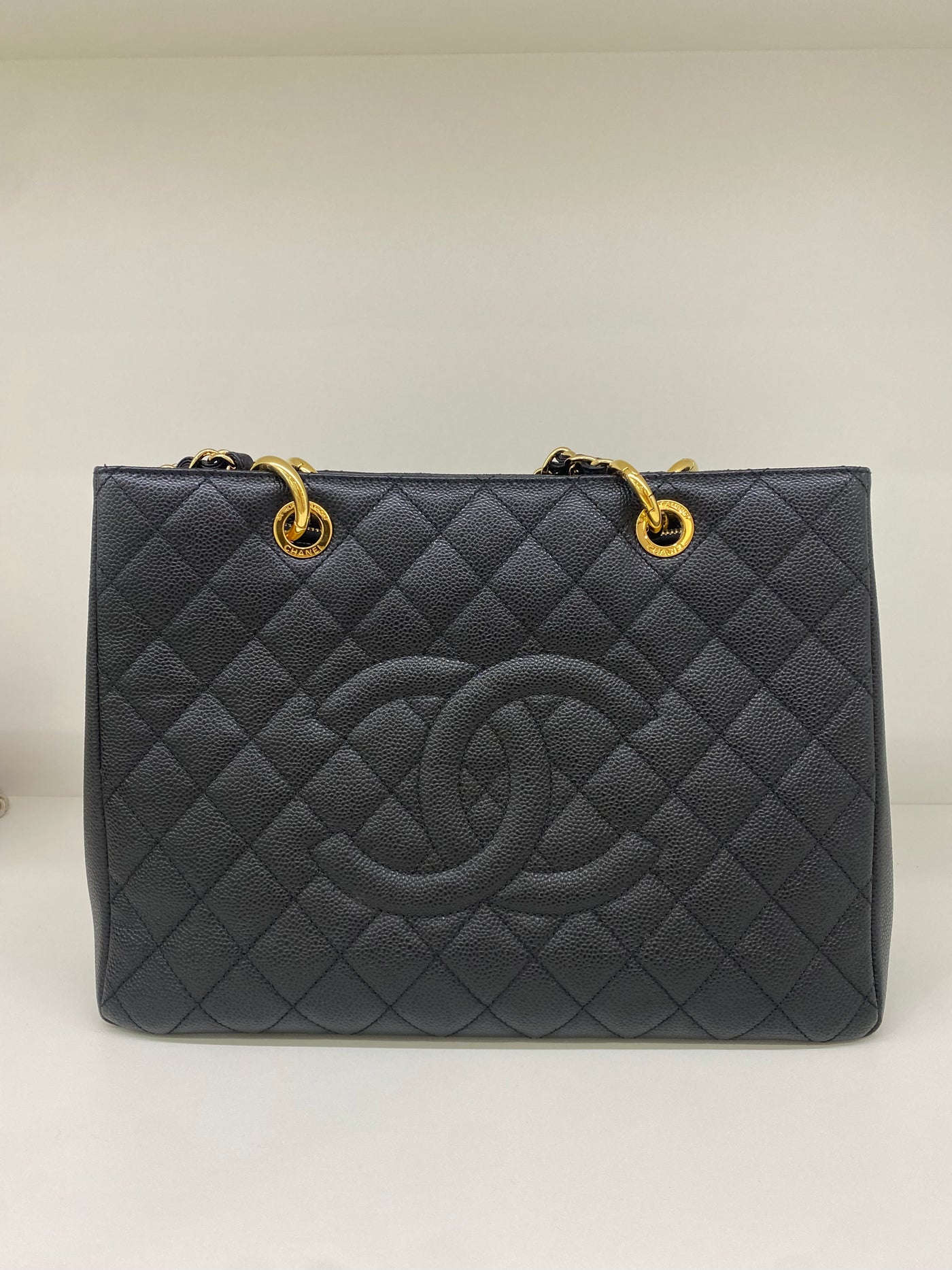 Chanel GST Black Tote GHW