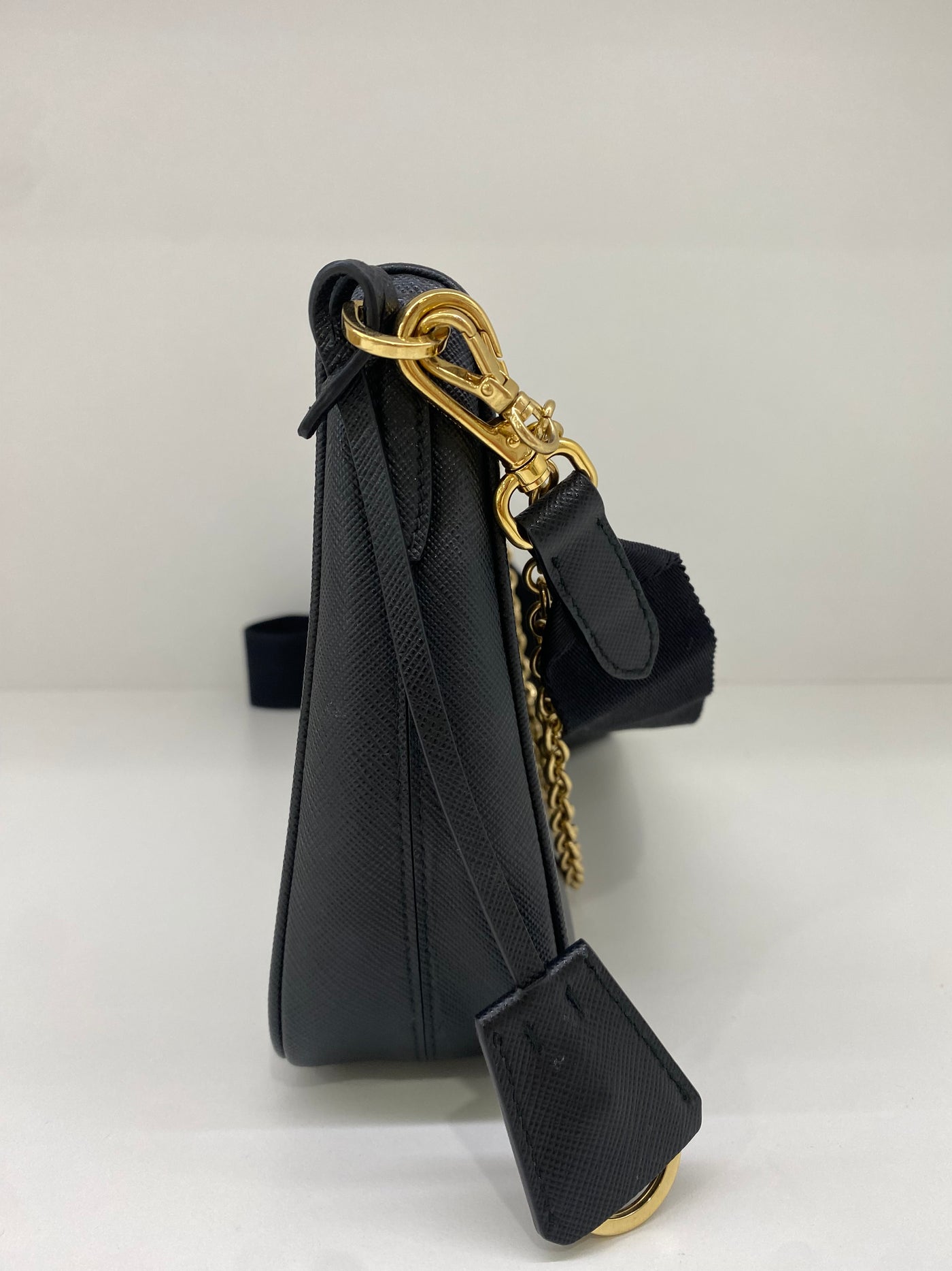 Prada Leather Re Edition Black GHW