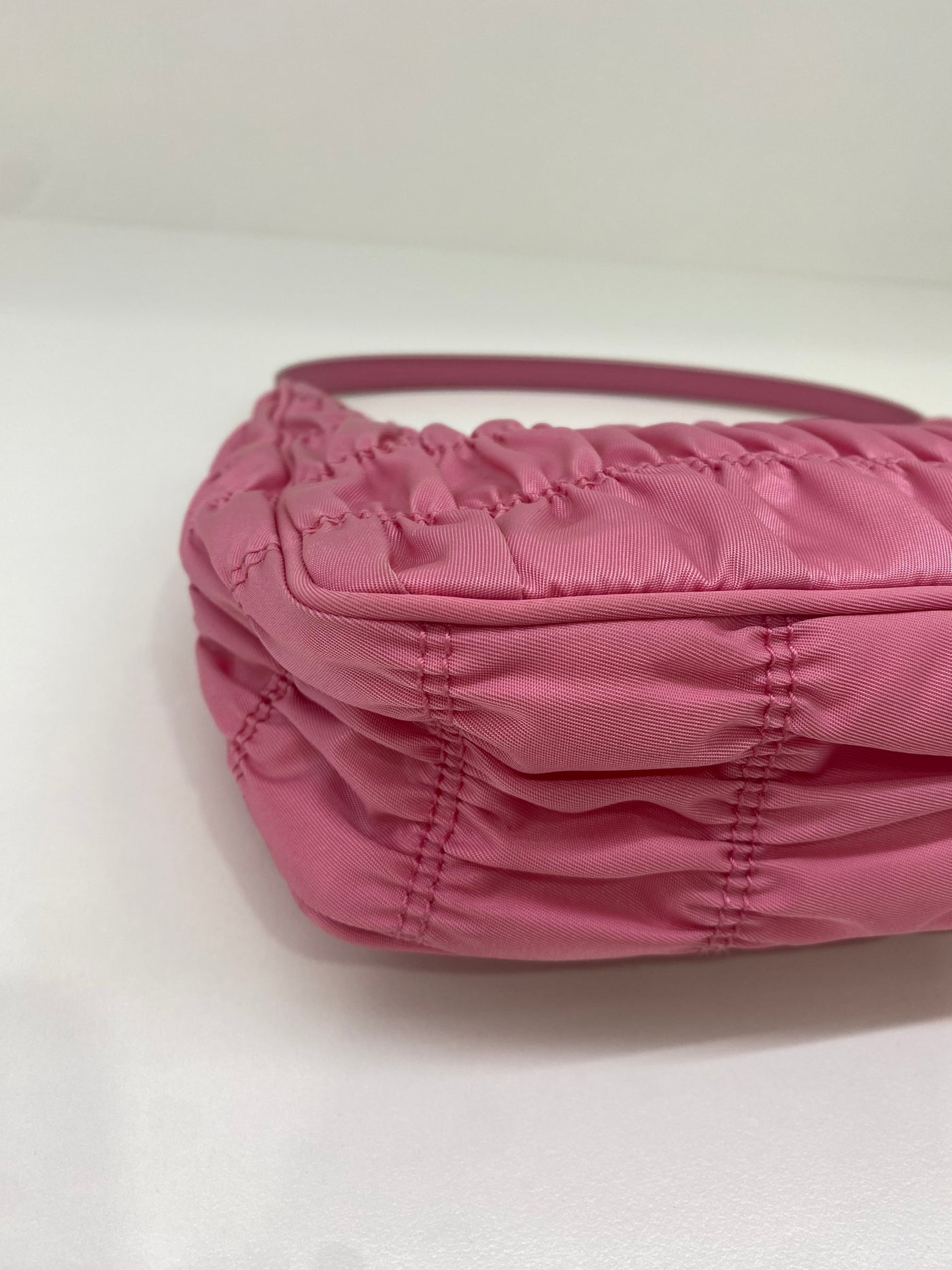 Prada Re-edition 2005 Ruched Pink