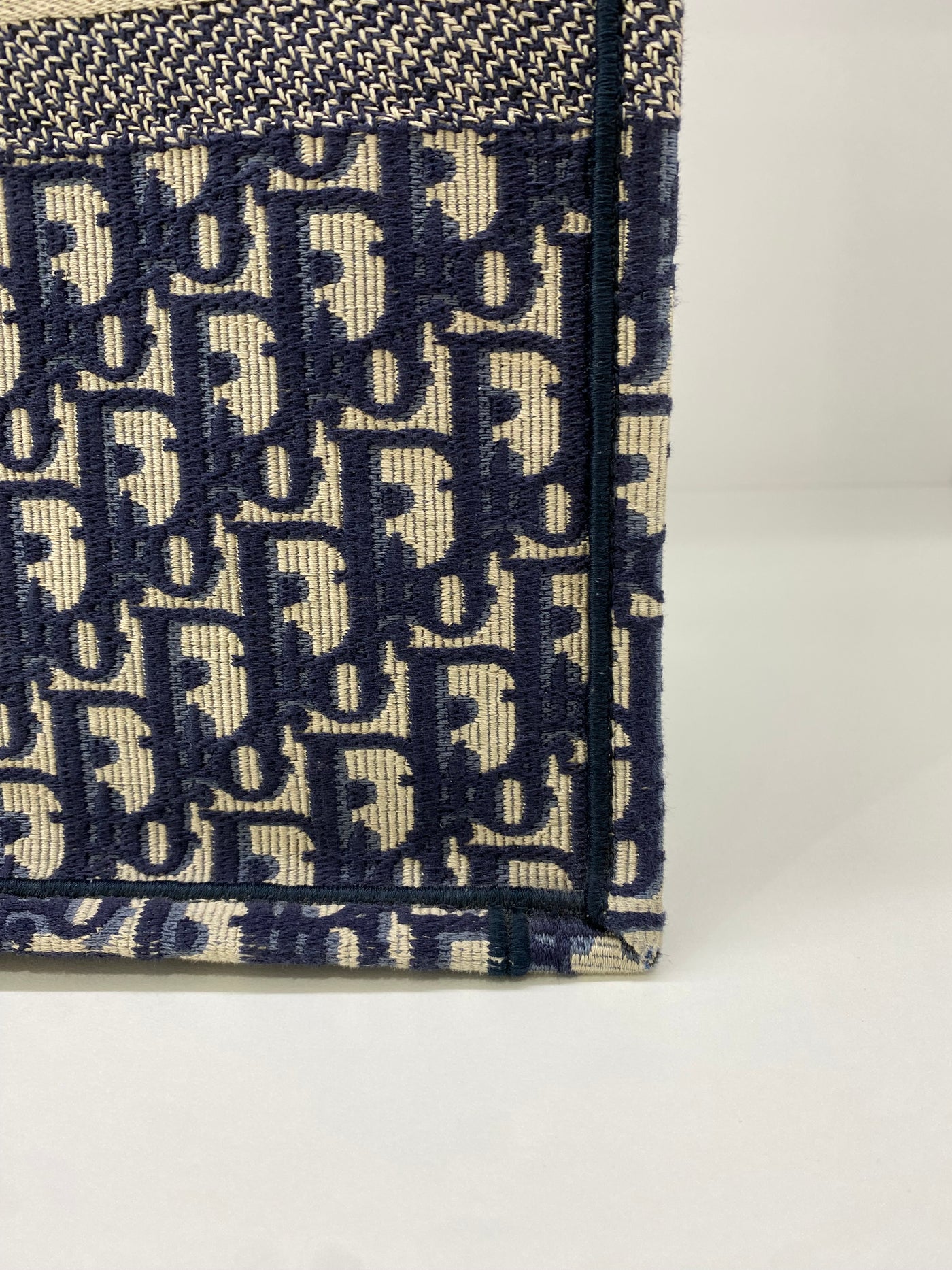 Christian Dior Large Navy Blue Book Tote