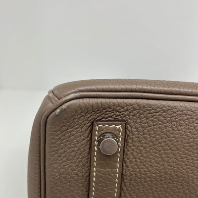 Hermes Birkin 30 Etoupe PHW Stamp A