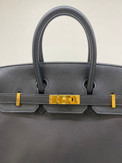 Hermes Birkin 25 Noir GHW Swift leather - C Stamp – PH Luxury