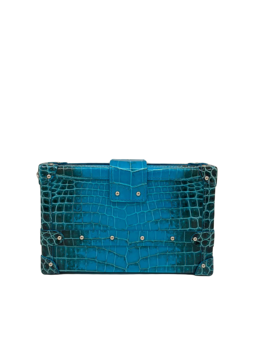 Louis Vuitton Petite Malle Blue  - Sahara Alligator