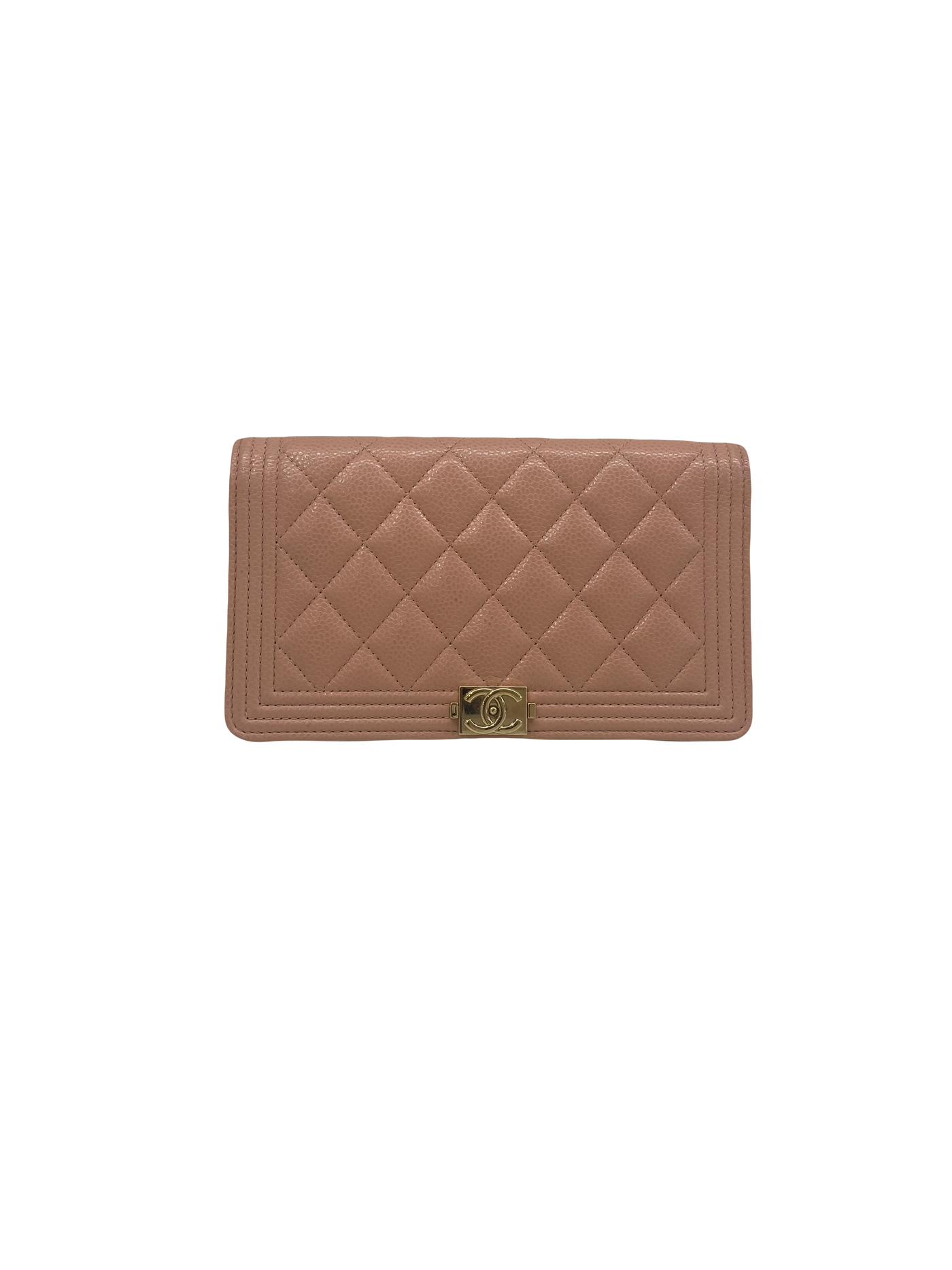 Chanel Boy Wallet Pink Caviar 29 series