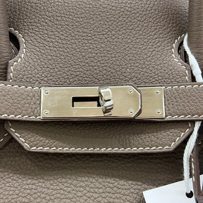 Hermes Birkin 30 Etoupe PHW Stamp A