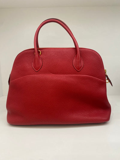 Rouge Casaque Bolide 35 - Hermès Street Style