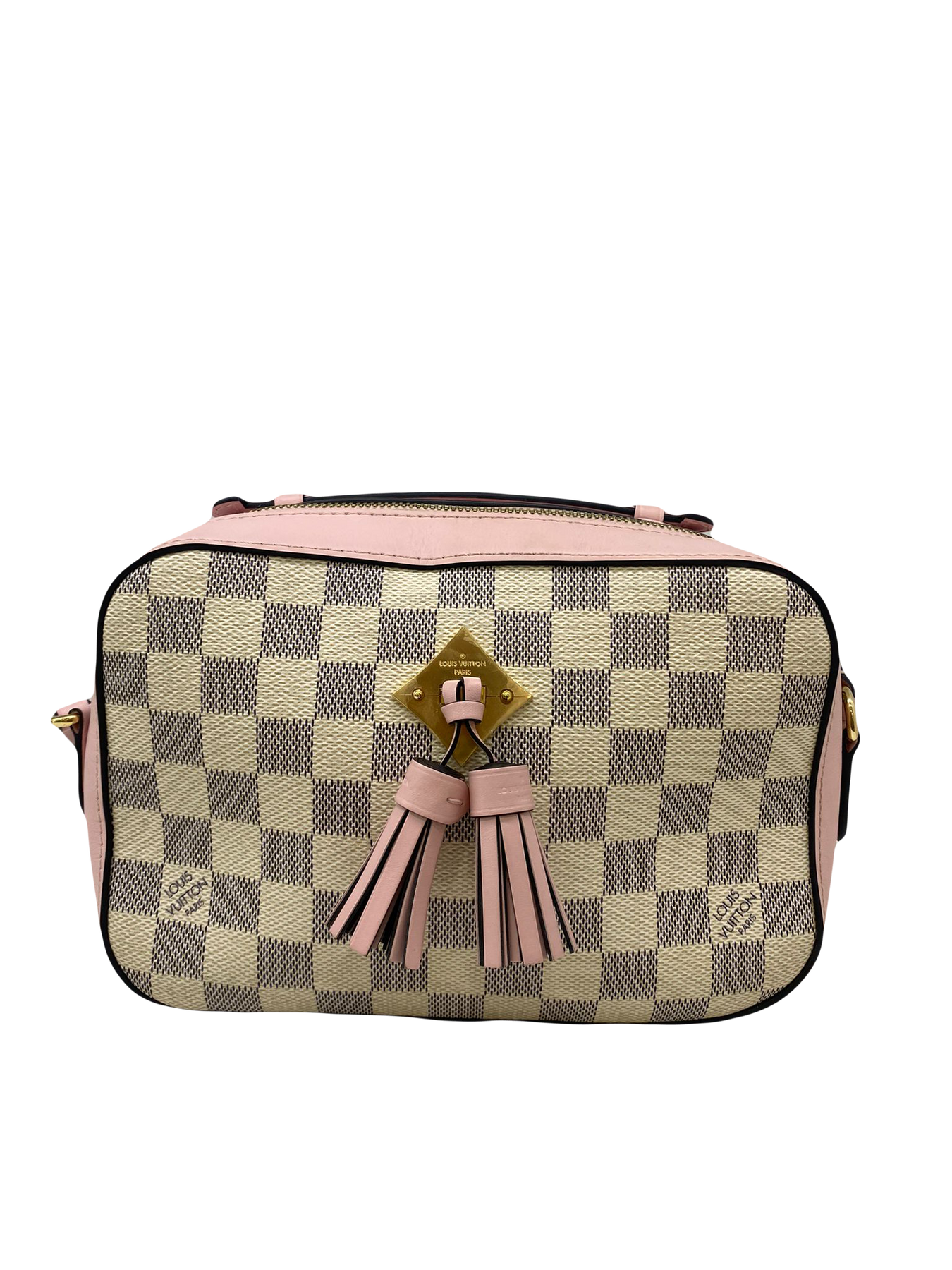 Louis Vuitton Saintonge Damier Azur Crossbody Bag White