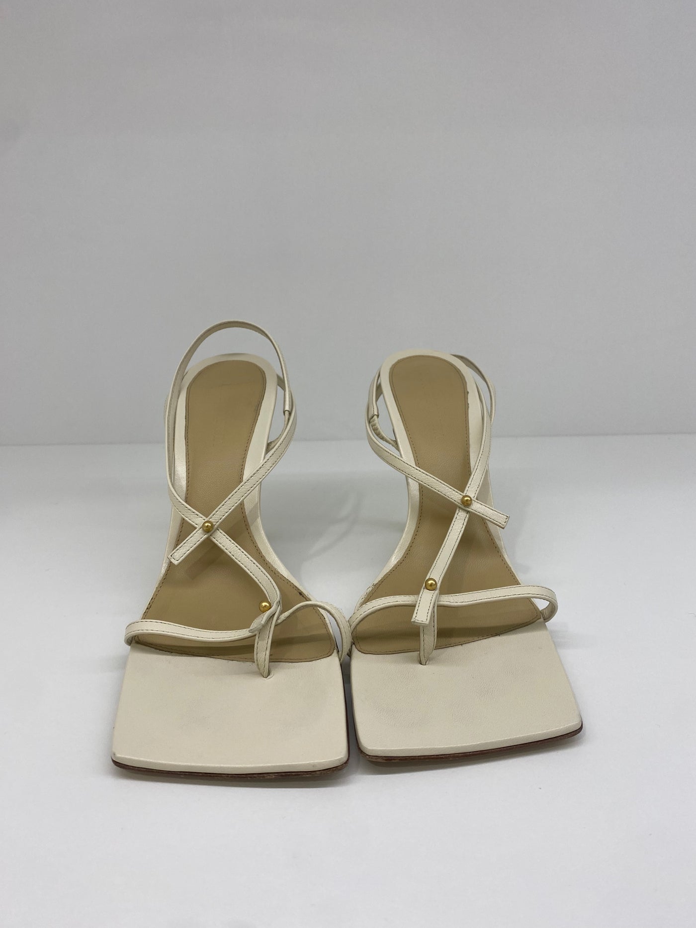 Bottega Veneta Strappy Sandal Heel 38