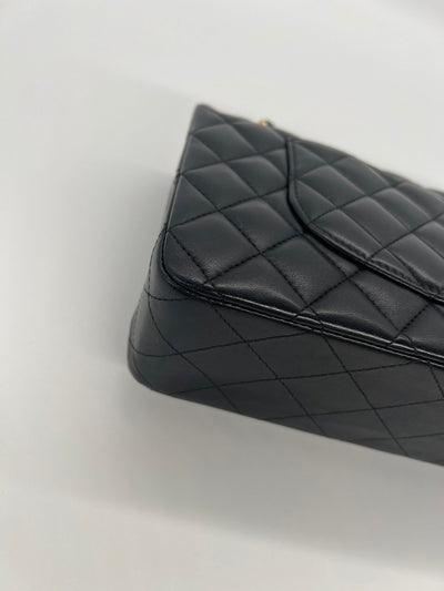 Chanel Classic Flap Bag Medium - Black Lambskin GHW - SOLD