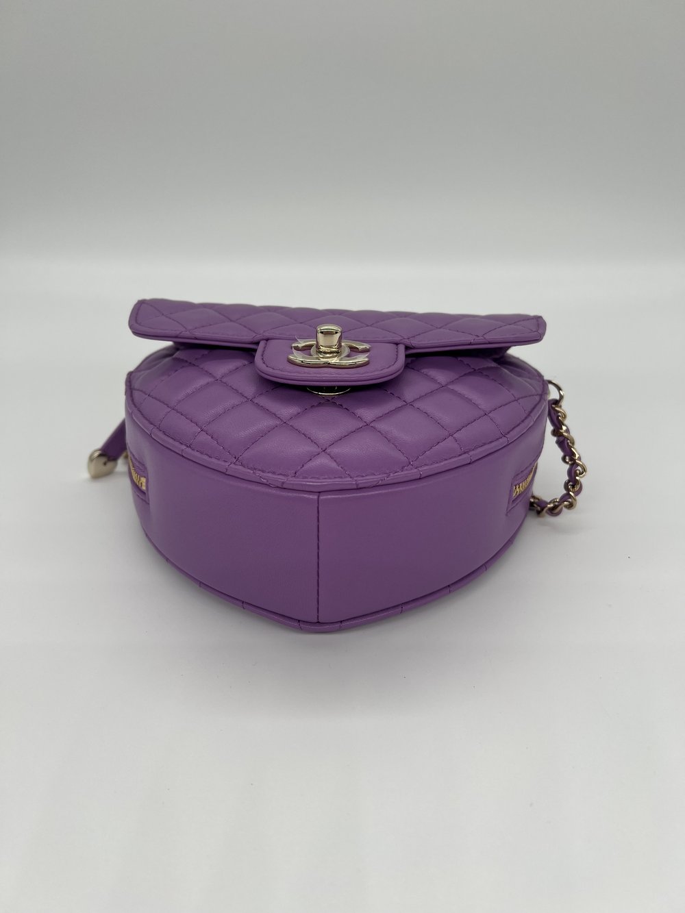 Chanel Heart Bag Large - Purple CGHW - SOLD