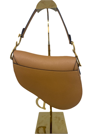 Dior Saddle Bag Tan Leather