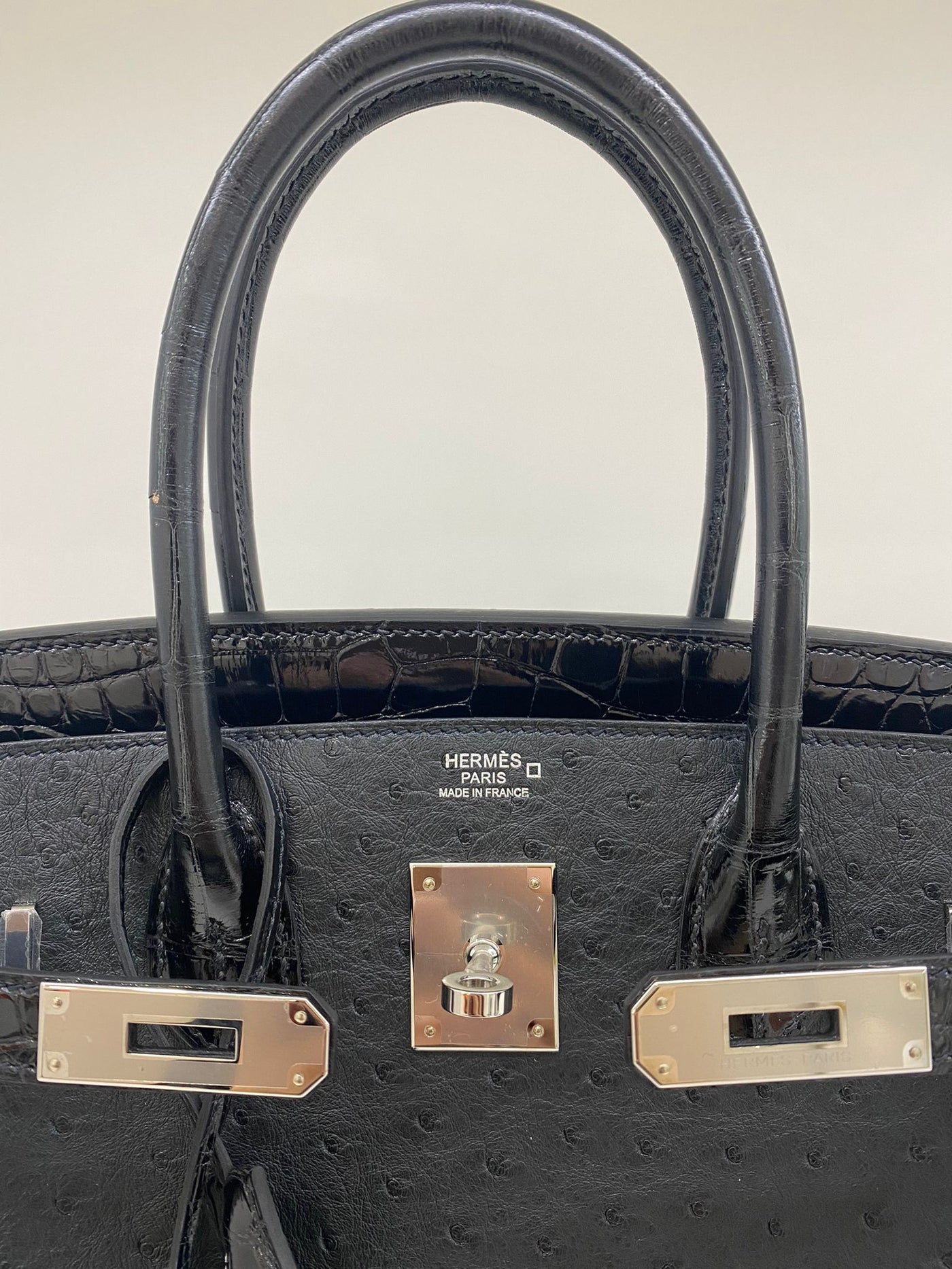 Hermes Birkin 30 Touch Ostrich and Alligator