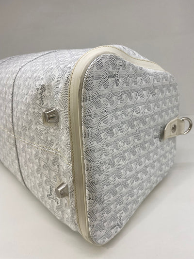 Goyard White Duffle bag - Croisière 50